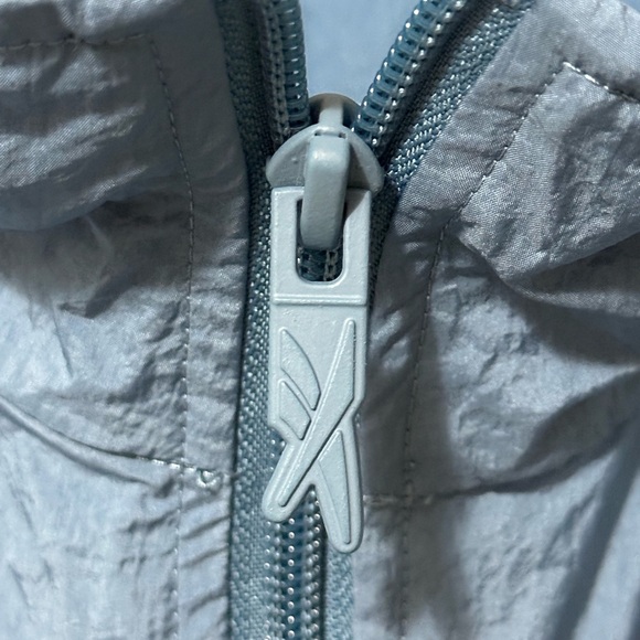 Reebok Women's Classic Cropped Track Jacket- Blue - Picture 6 of 7